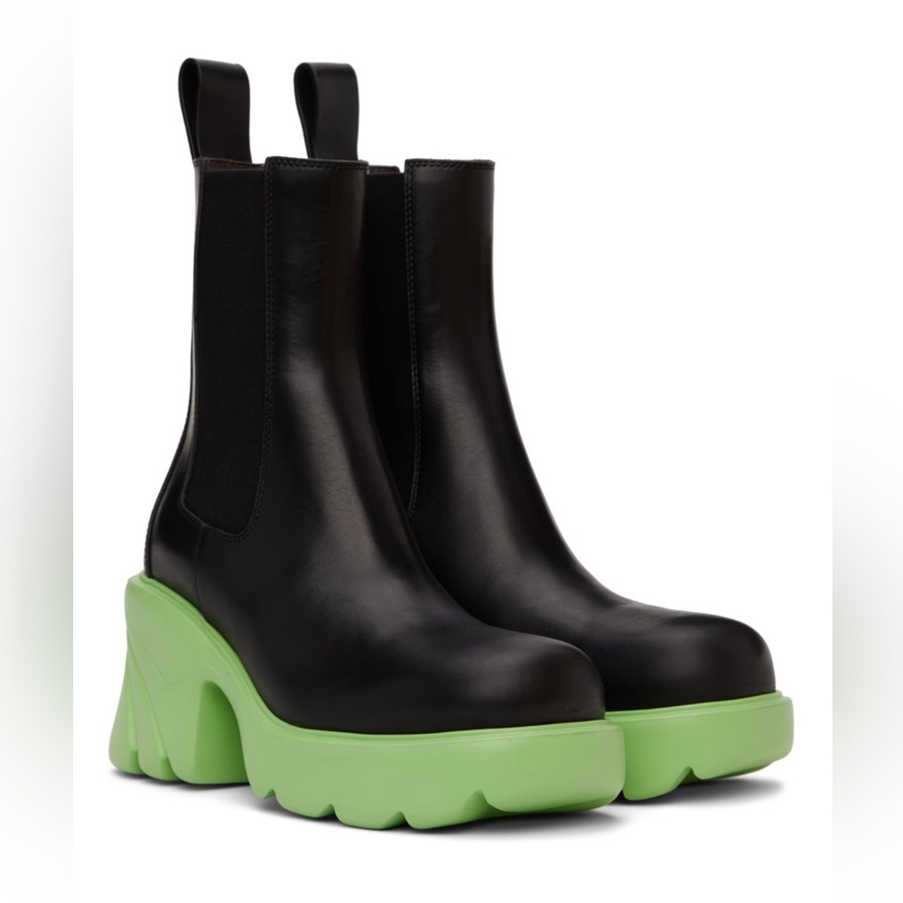 Bottega Veneta Flash Chelsea Boots Pistachio 37.5 (7)